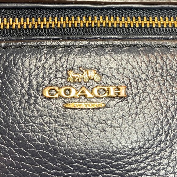 Coach Andi Midnight/Multi Mini Metallic Blue Backpack - Picture 2 of 16